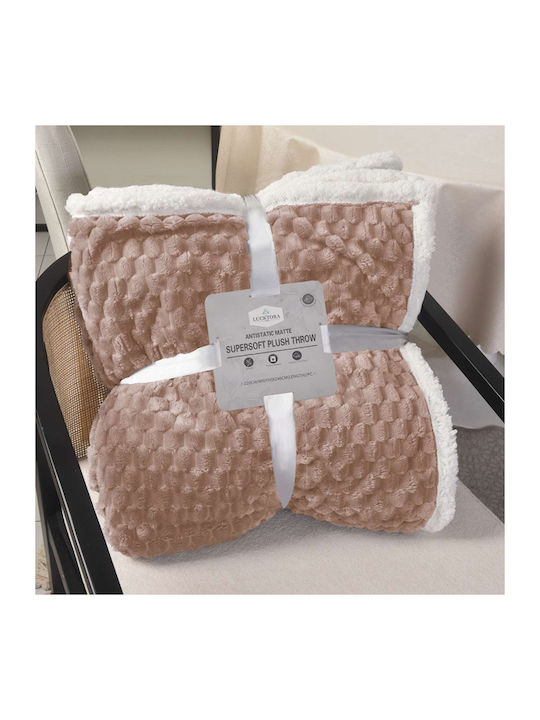 SpitiBazaar Blanket Furry Queen 220x240cm Open Café