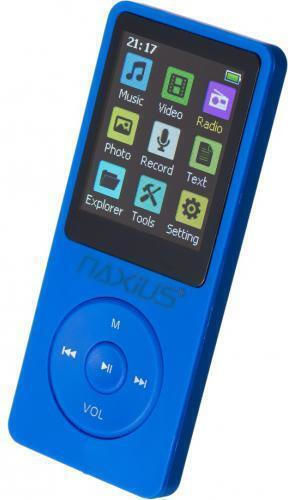 Naxius MP4 Player (8GB) με Οθόνη LCD / TFT 1.8" Μπλε