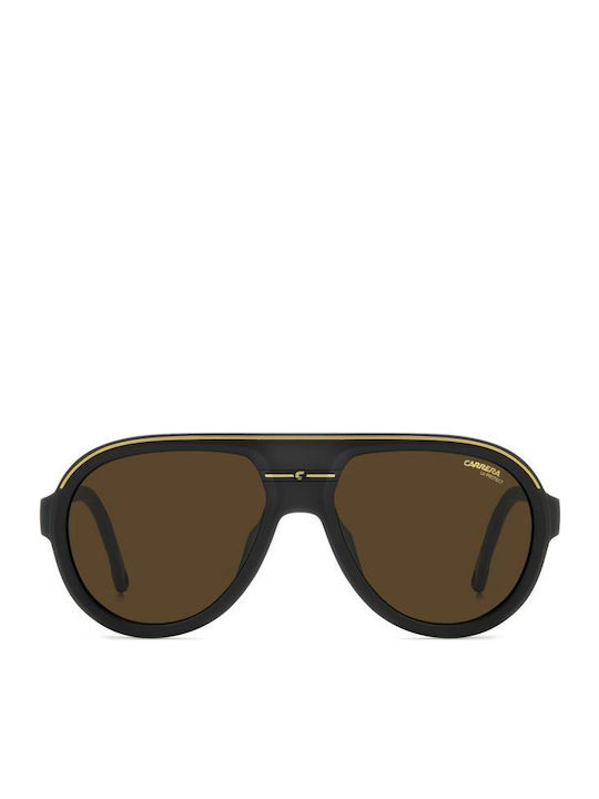 Carrera Ochelari De Soare Pentru Bărbați Cu Ramă Neagră Din Plastic Și Lentile Gri 09/S 003/70