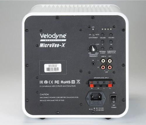 Velodyne Microvee X Autoîntăritor Subwoofer cu Difuzor 5" 800W Negru