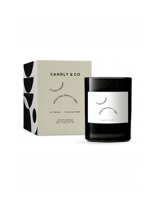 Candly & Co. Κερί Σόγιας σε Βάζο Μαύρο 250gr