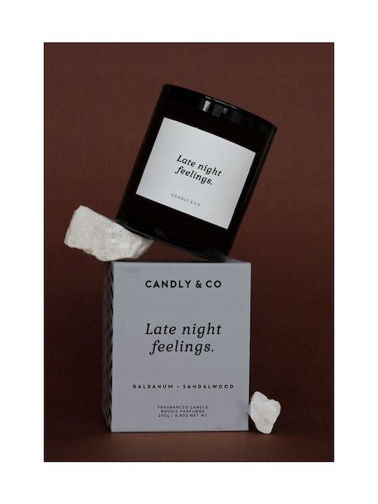 Candly & Co. Κερί Σόγιας σε Βάζο Μαύρο 250gr