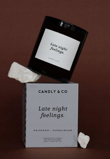 Candly & Co. Κερί Σόγιας σε Βάζο Μαύρο 250gr