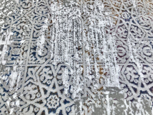 Koulis Carpets Covor Rectangular cu franjuri Gri