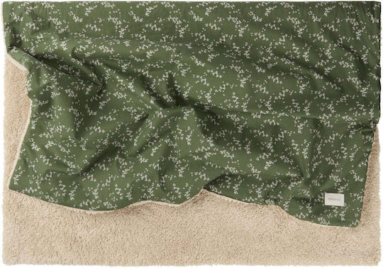 Nobodinoz Cot Blanket Stories Green 100x140cm