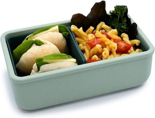 Melii – Bento Σιλικόνης 2 Θέσεων 700ml Sage Cactus