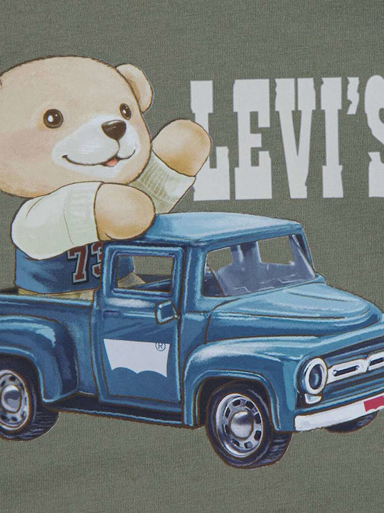 Levi's Baby Bodysuit Set Short-Sleeved with Pants Jean 3pcs