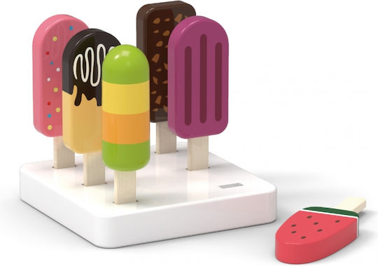 Viga Toys Σετ Παγωτά από Ξύλο 6τμχ