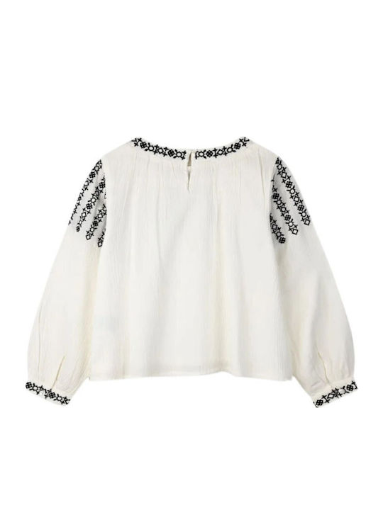 Kids' Tunic Long Sleeve Ecru