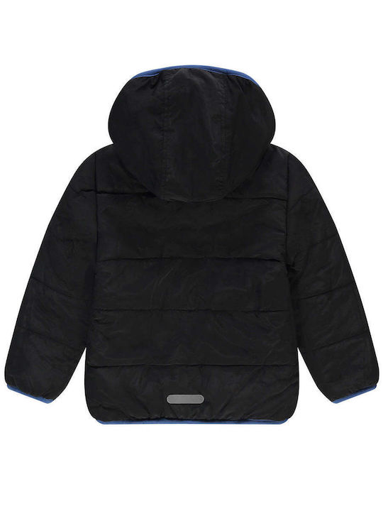 Kids' Casual Jacket Double Sided with Hood Multicolour