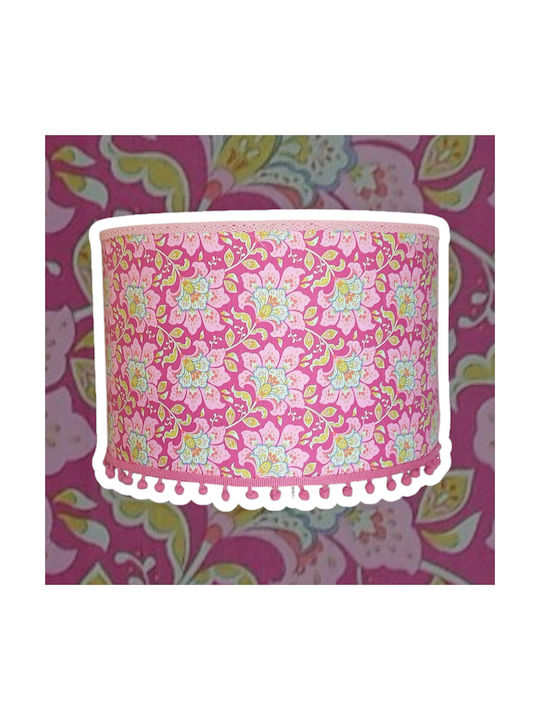 Oxygen Korean Pink Irida Ceiling Light Pink with E27 Socket 35x20cm