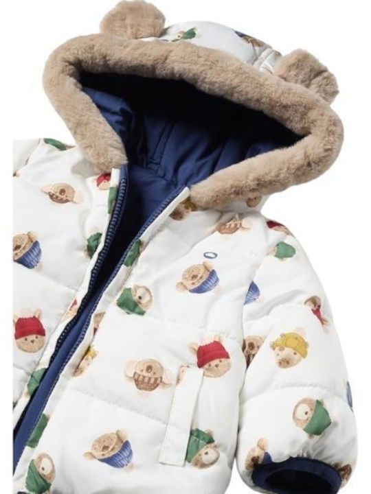Kids' Casual Jacket Double Sided with Hood Blue