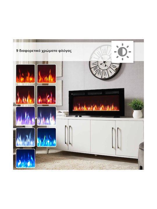 Richen Wall Mounted Electric Fireplace 8000W 102x43cm