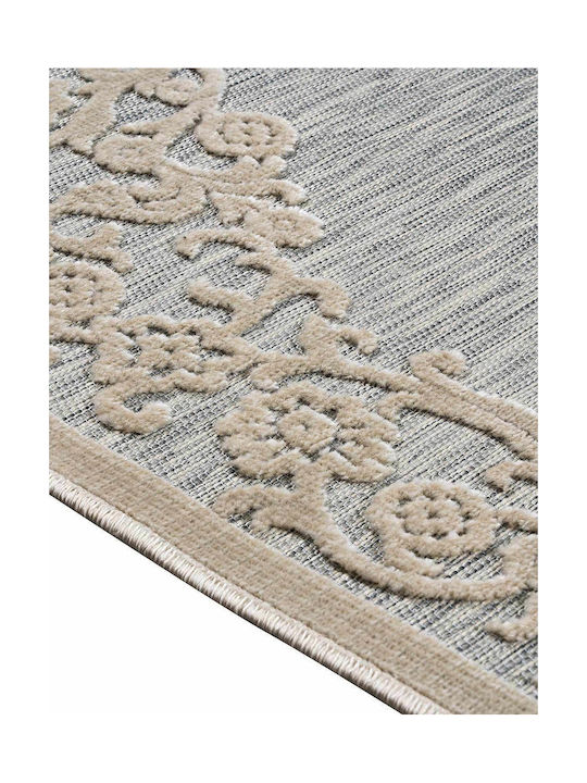 Madi Σετ Καλοκαιρινά Χαλιά Κρεβατοκάμαρας Grey Beige 3τμχ