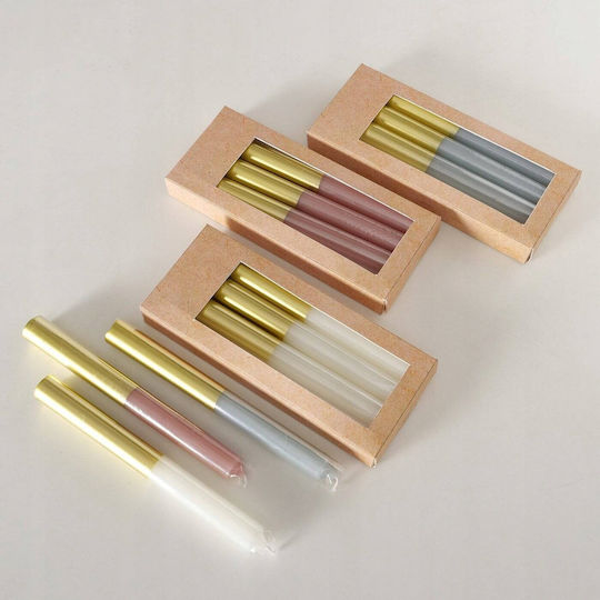 Boltze Decorative Candle Taper Multicolour 4 Pieces