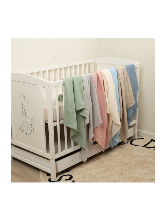 Kidizi Swaddle Blanket Roz 78x78εκ. 3buc