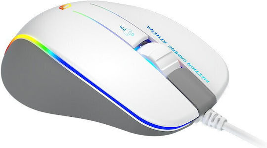 Meetion GM230 RGB Gaming Gaming Maus 12800 DPI Weiß