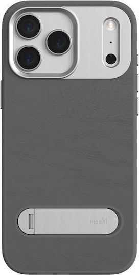 Moshi Kameleon 360 Full Cover Silicone / Synthetic Leather Gray (iPhone 17 Pro Max)