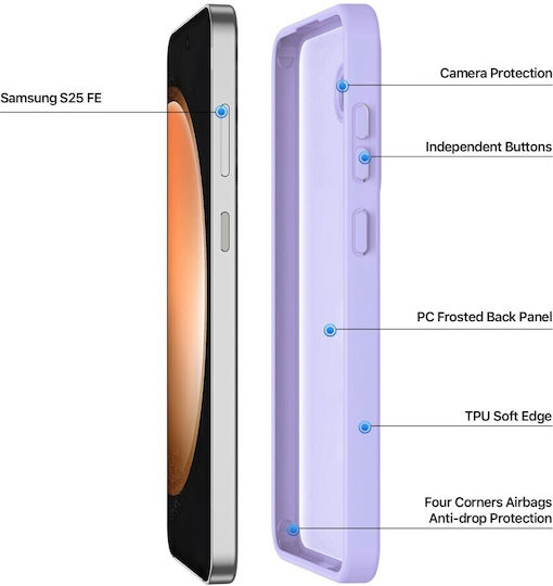 Dux Ducis Yind Series Back Cover Plastic Purple (Galaxy S25 FE)