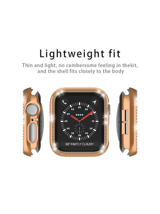 Sonique Пластмасов Калъф в Прозрачен цвят за Apple Watch 7/8/9 41мм