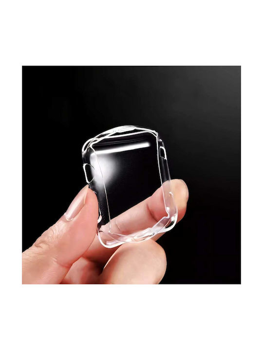 Sonique Θήκη Σιλικόνης σε Διάφανο χρώμα για Apple Watch 10 46mm