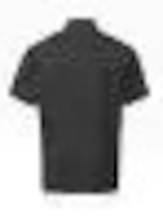Short Sleeve Shirt in Regular Fit Black