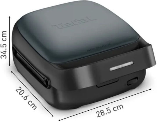 Tefal Snack Collection Sandwich Maker with Removable Plates for 2 Sandwiches 700W Black