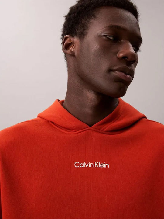 Sweatshirt with Hood Orange