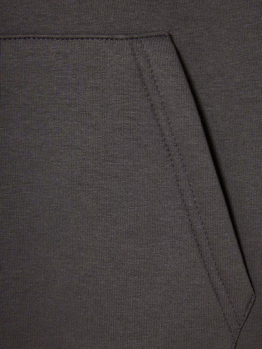 Sweatshirt with Hood Gray