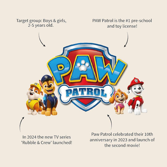 Paw Patrol Παιδικό Παγούρι Paw Patrol Ανοξείδωτο Μπλε 500ml (Διάφορα Σχέδια/Χρώματα)