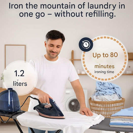 Proficare Steam Ironing Station 4bar with 1.2lt Container
