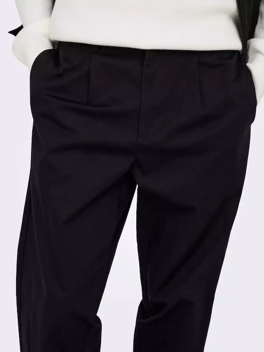 Pantaloni Elastic Black