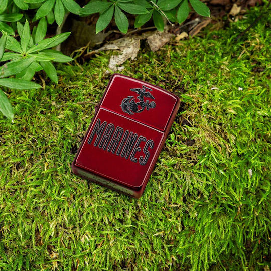 Zippo Lighter Flame in Red color