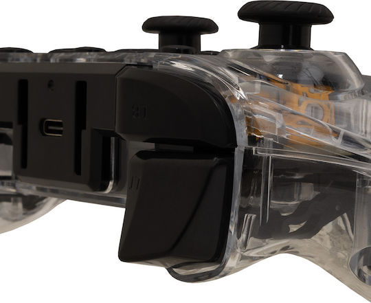 White Shark GPW-8040 Ασύρματο Gamepad για Android / PC / PS3 / PS4 / Switch / iOS Γκρι