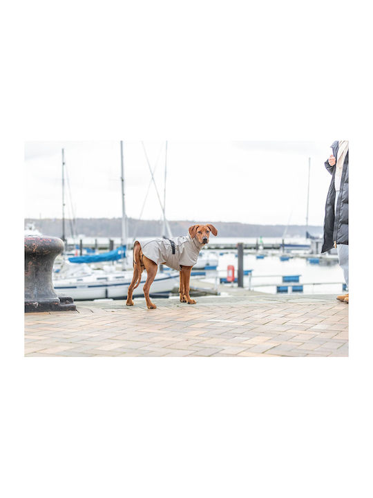 Beige Waterproof Dog Coat with 62cm Back Length