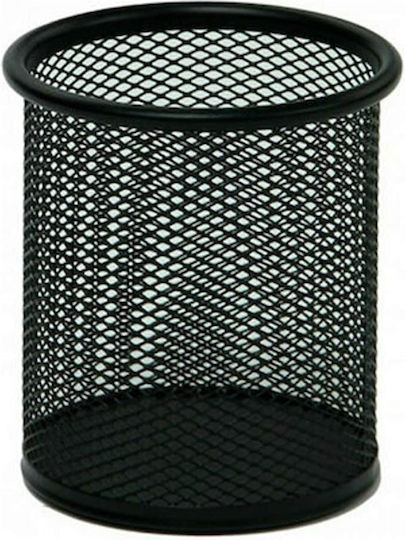 Metallic Pencil Holder in Black Color 1pcs 10x9cm