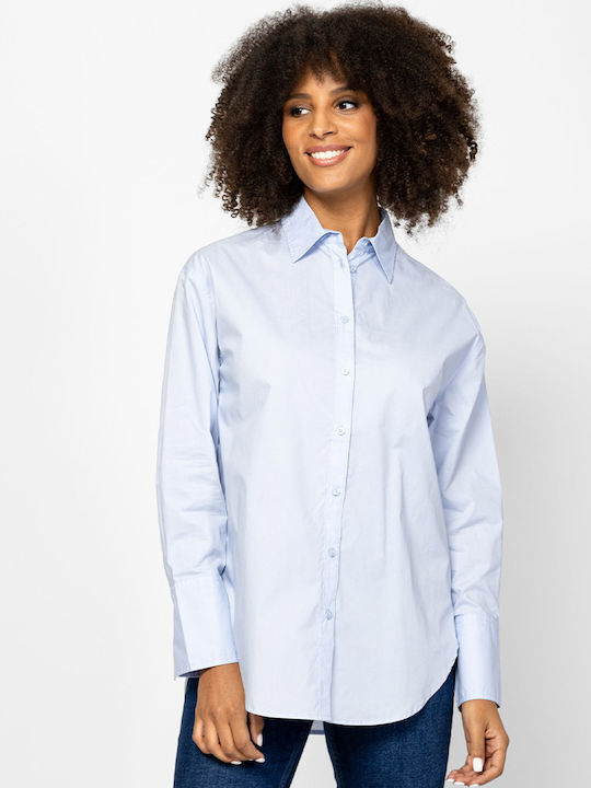 Women's Long Sleeve Shirt Sky Blue