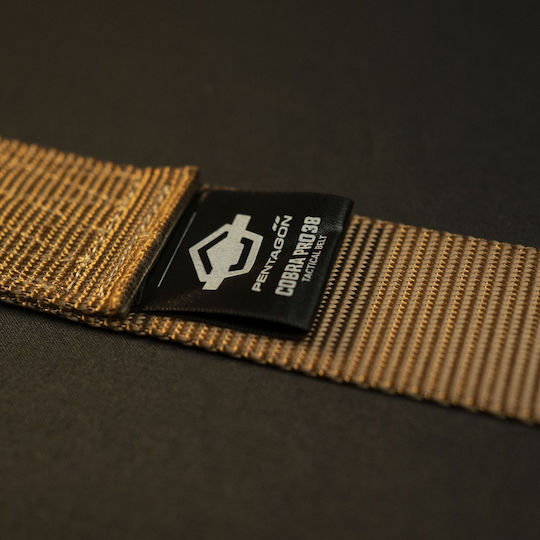 Pentagon Cobra Pro 38 Military Operational Strap Belt 340mm Coyote