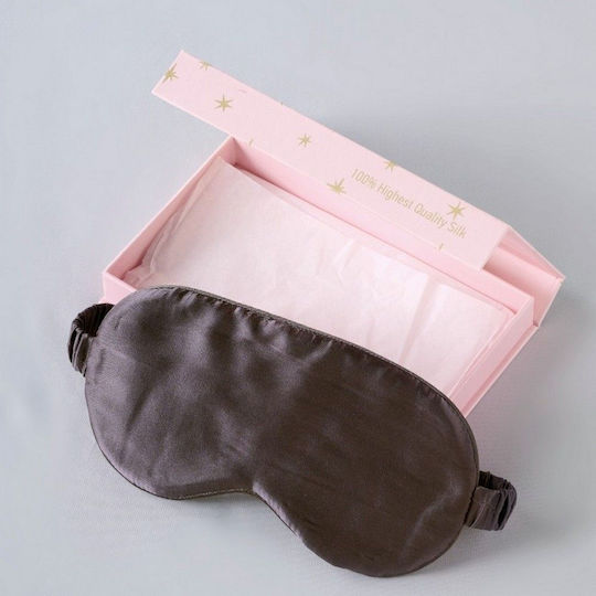 Kentia Stylish Silk Silk Sleep Mask 20x9cm Gray