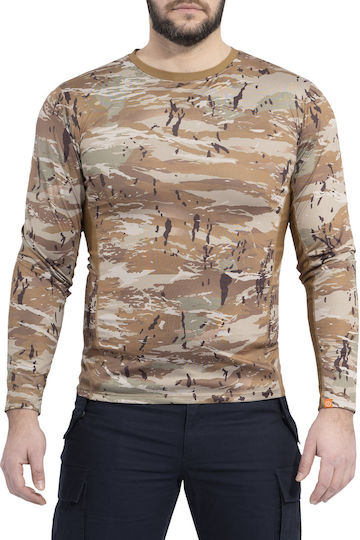 Pentagon Long Sleeve Blouse Army Apollo In Brown Colour Tac-Fresh Long Shirt Pentacamo