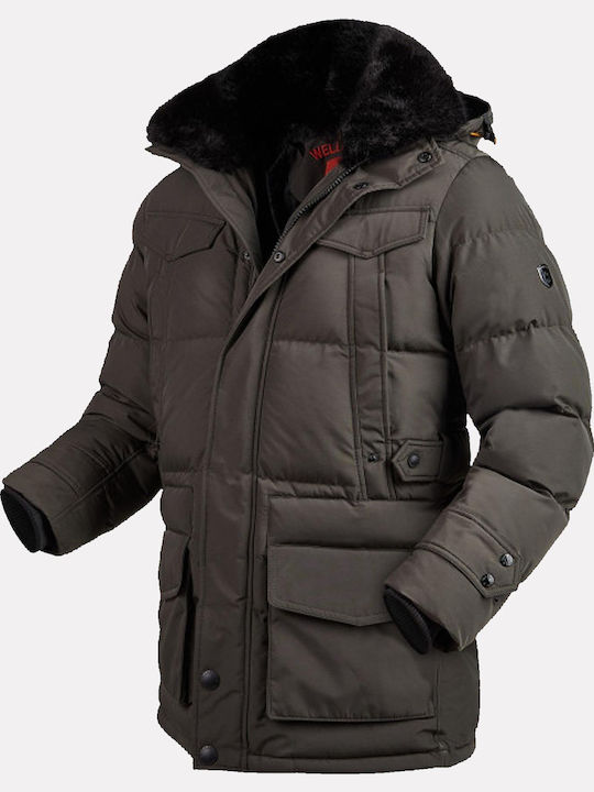 Seamaster Jacke Puffer Wasserdicht und Winddicht Black Army