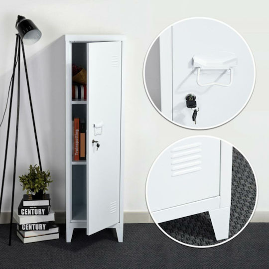 Cabinet Floor 38.5x38.5x138cm White Cabinet Floor 38.5x38.5x138cm White