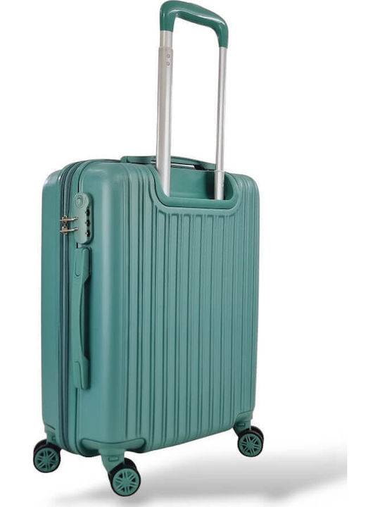 Roza Rz63c *combo* Hard Cabin Suitcase 55x40x20 +5cm Expansion & Travel Backpack 40x30x20 Mint