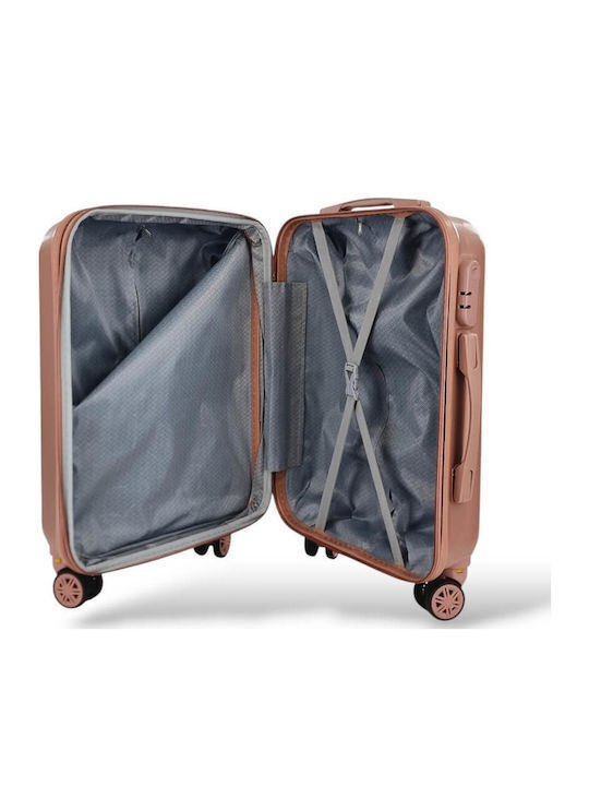 Roza Rz705c *combo* Σκληρή Βαλίτσα Καμπίνας 55x40x20 +5cm Επέκταση & Σακίδιο Πλάτης Ταξιδίου 40x30x20 Ροζ Χρυσό Roza Rz705c *combo* Σκληρή Βαλίτσα Καμπίνας 55x40x20 +5cm Επέκταση & Σακίδιο Πλάτης Ταξιδίου 40x30x20 Ροζ Χρυσό