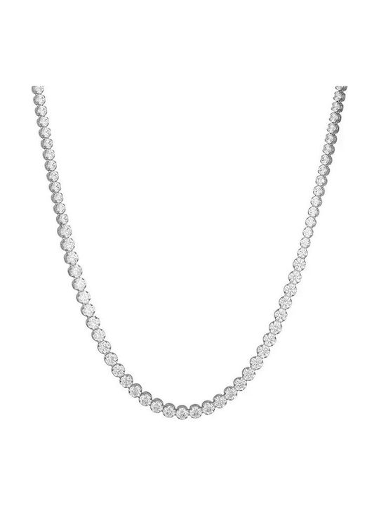 Necklace Riviera From 14K White Gold