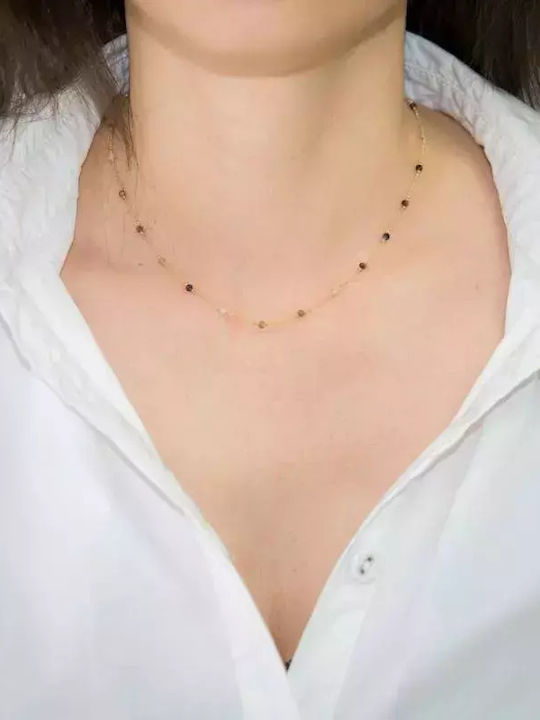 Gold Necklace 9K Brown