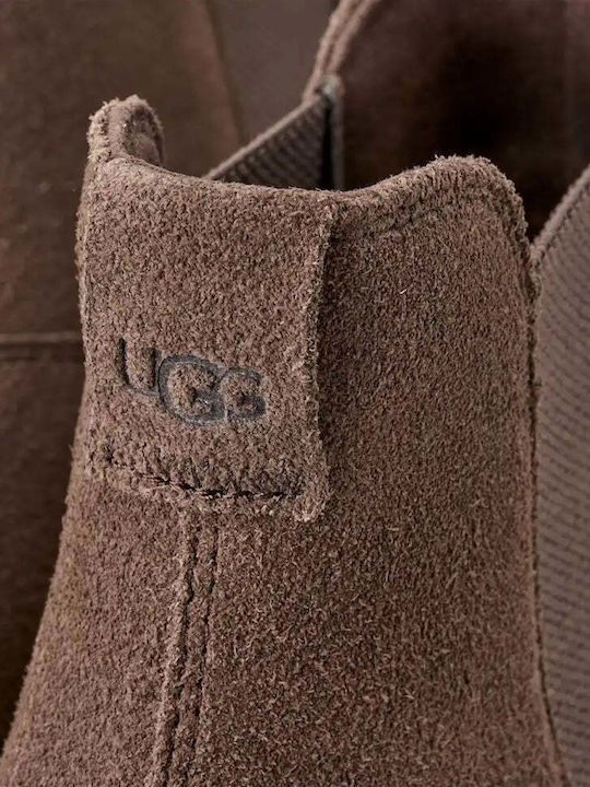 Suede Brown Chelsea Boots