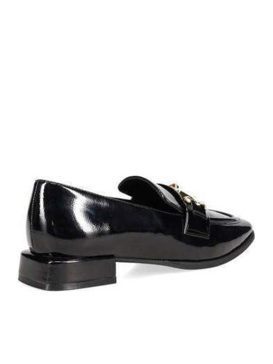 Λουστρίνι Γυναικεία Loafers σε Μαύρο Χρώμα