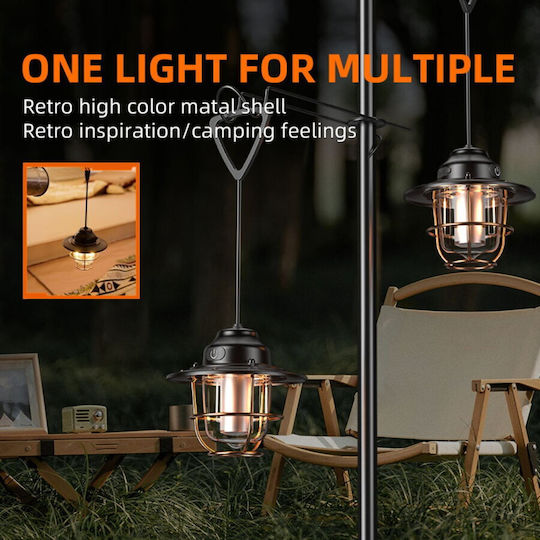 Superfire T60 Led Battery Light for Camping with Flashlight 320lm 2.5W
