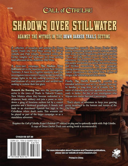 Call Cthulhu Shadows Over Stillwater